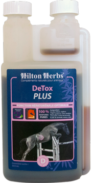 Detox Plus concentré de teintures mères pour le foie et les reins des chevaux de sport